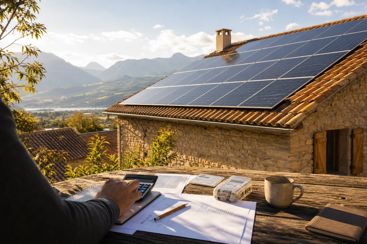 Rentabilité solaire à La Bâtie-Neuve : le calcul honnête, poste par poste