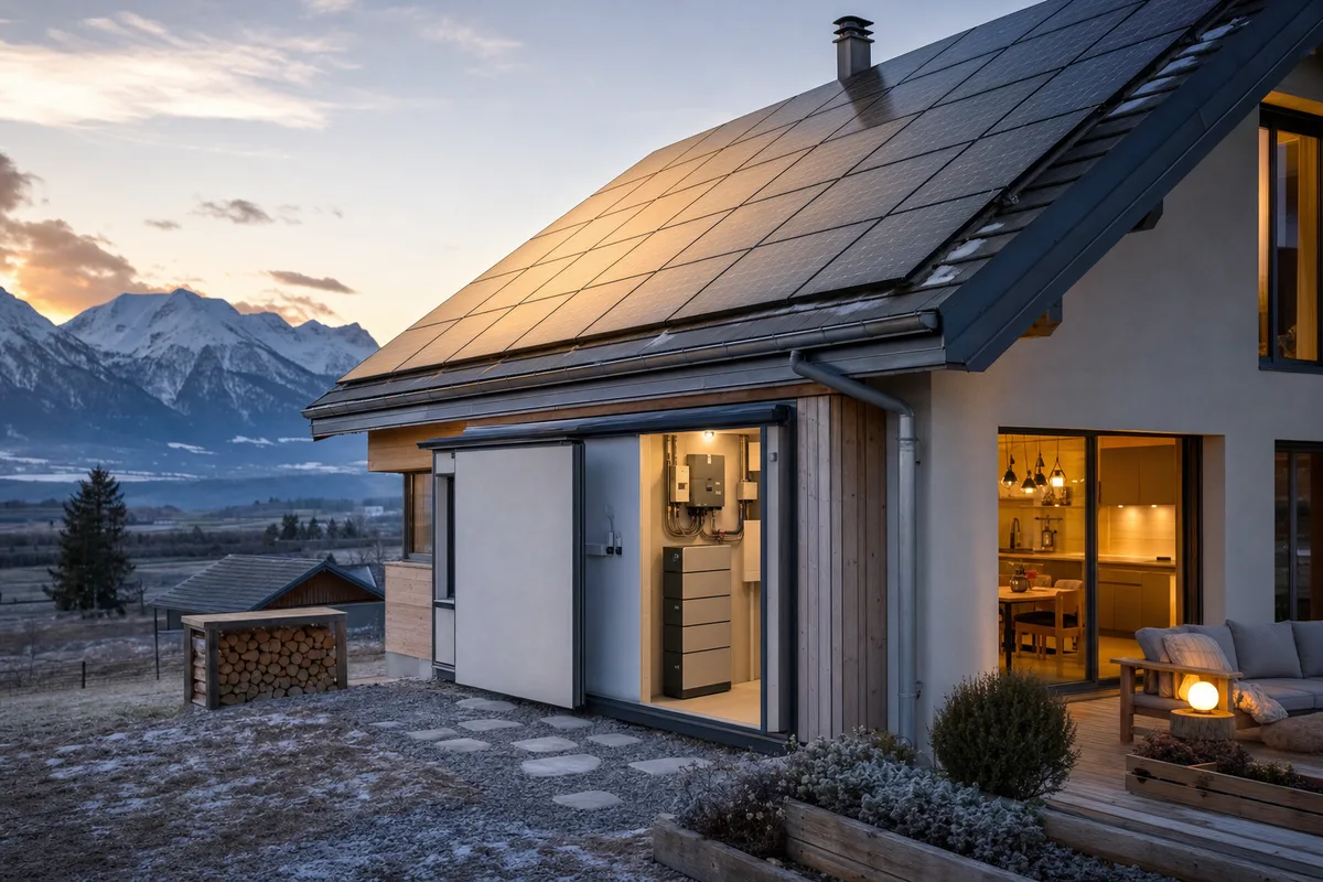 Batterie et autoconsommation à La Bâtie-Neuve
