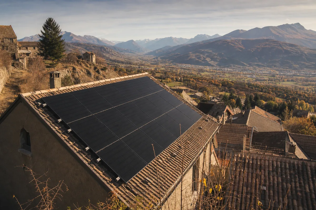 Panneau solaire Montgardin (05230) : installation photovoltaïque